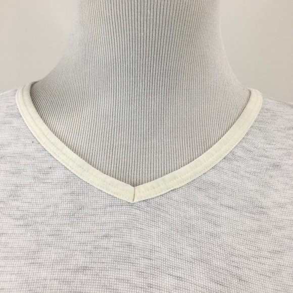 PATAGONIA Light Gray Papilene Long Sleeve V Neck Base Layer Shirt - Picture 5 of 14